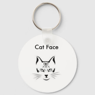 Chaveiro de rosto de gato