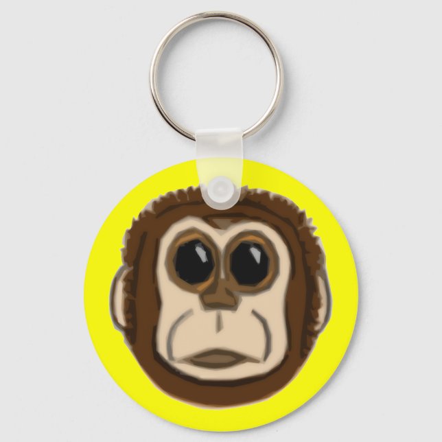 Chaveiro de rosto macaco (Frente)