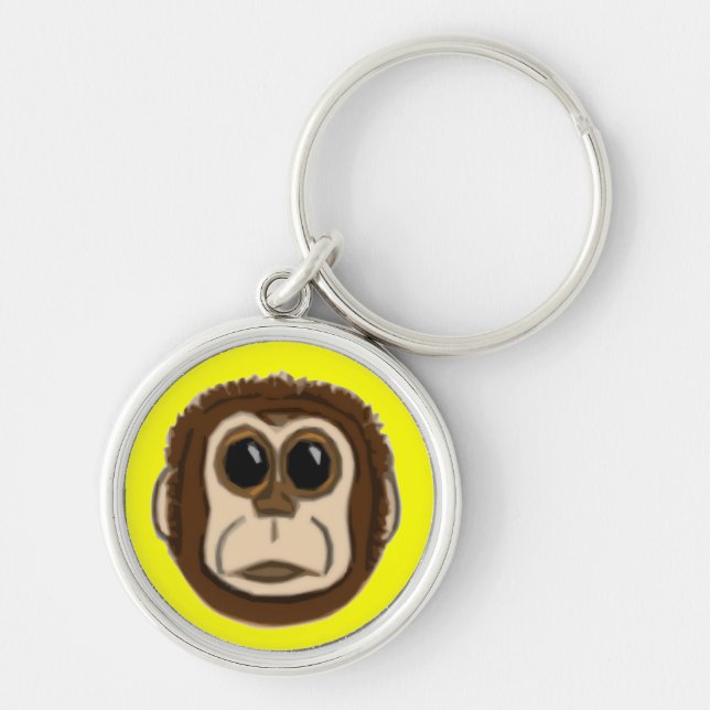 Chaveiro de rosto macaco (Frente)