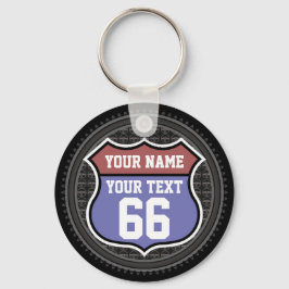 Chaveiro de Rota 66 Personalizada