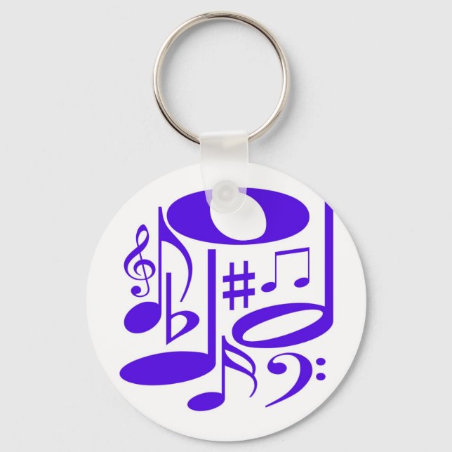 Chaveiro de Roxo Musical (Frente)