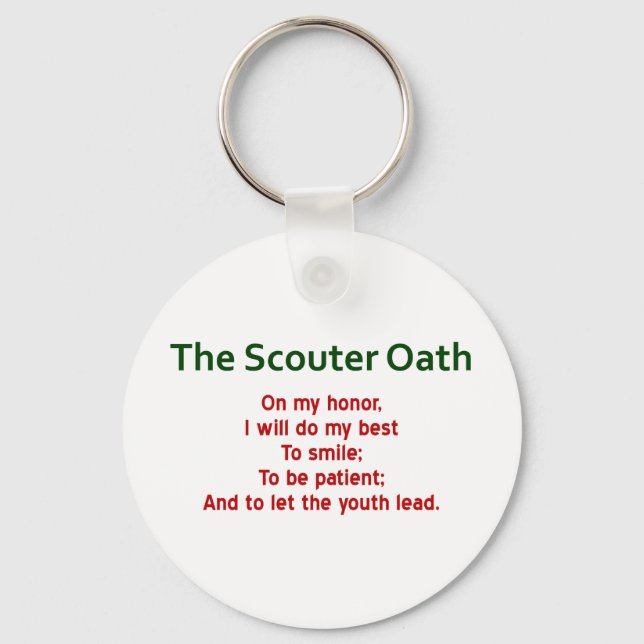 Chaveiro de Scouter Oath (Spoof on the Scout Oath) (Frente)