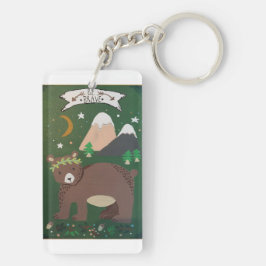 chaveiro de "Seja valente"