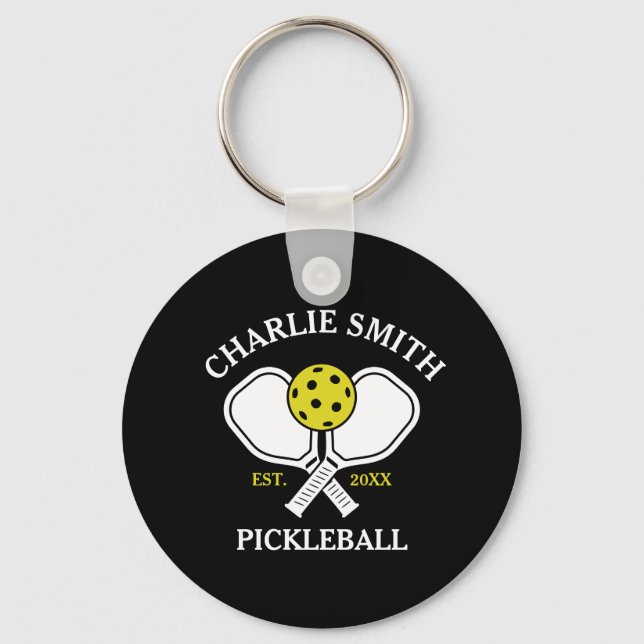Chaveiro de Seletor de Pickleball Personalizado -  (Frente)