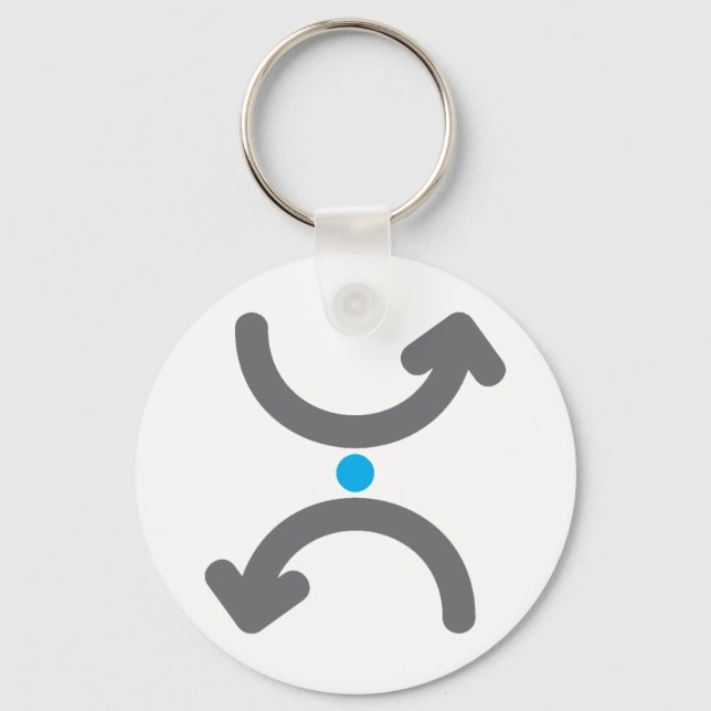 Chaveiro de Setas Curvas (Frente)