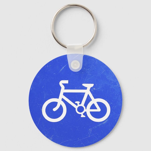 Chaveiro de Sinal de Tráfego Bicicleta (Frente)