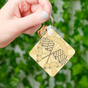 Chaveiro de Sinalizadores de Corrida Verificados