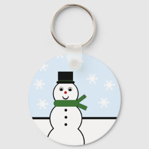 Chaveiro de Snowman do Dia da Neve