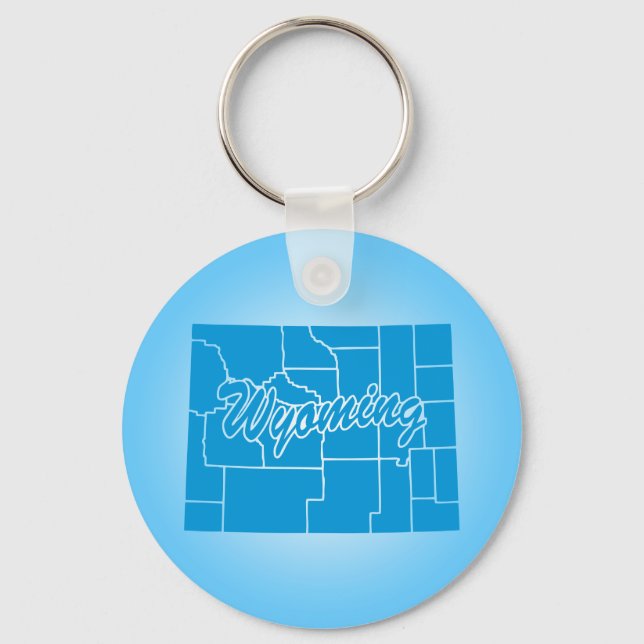 Chaveiro de State Wyoming (Frente)
