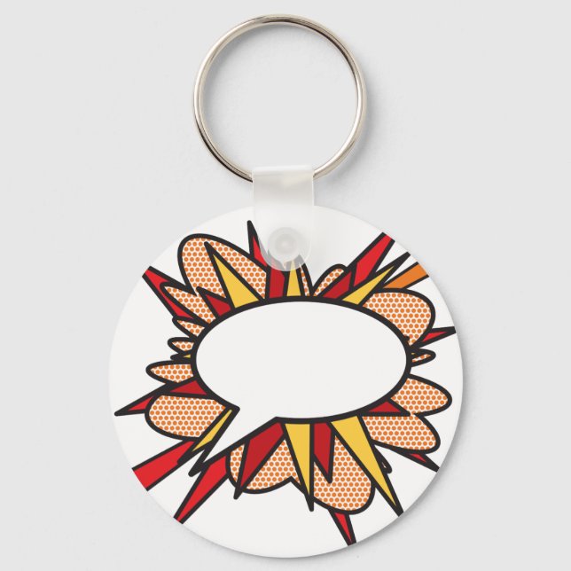 Chaveiro DÊ SUA OPINIÃO! Bolha de fala (Frente)