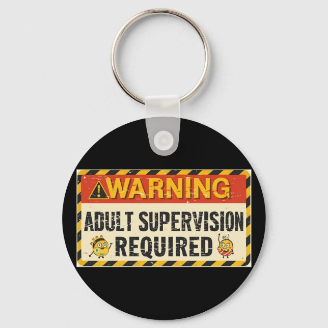 Chaveiro de Supervisão de Adultos (Frente)