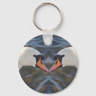 Chaveiro de Swans Brancos