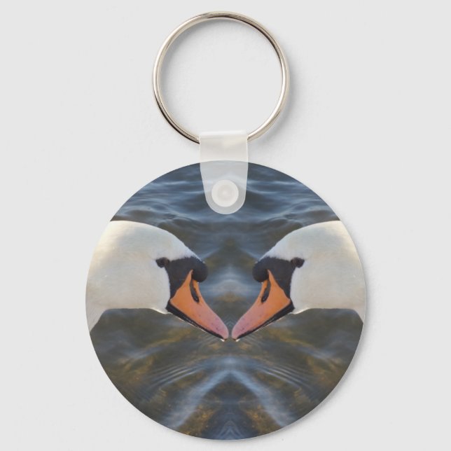 Chaveiro de Swans Brancos (Frente)