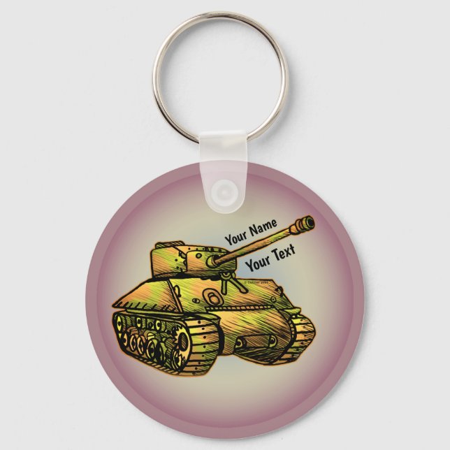 Chaveiro de Tanque Militar (Frente)