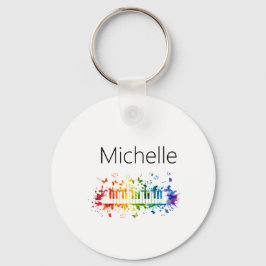 Chaveiro de teclas de piano para crianças, pianist