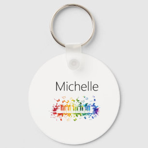 Chaveiro de teclas de piano para crianças, pianist