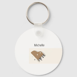 Chaveiro de teclas de piano para crianças, pianist