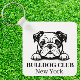 Chaveiro de Tema do Clube Personalizado do Buldogu