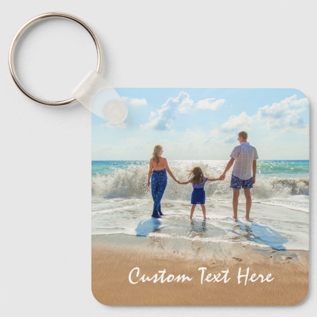 Chaveiro de Texto Fotográfico Personalizado Oferec (Frente)