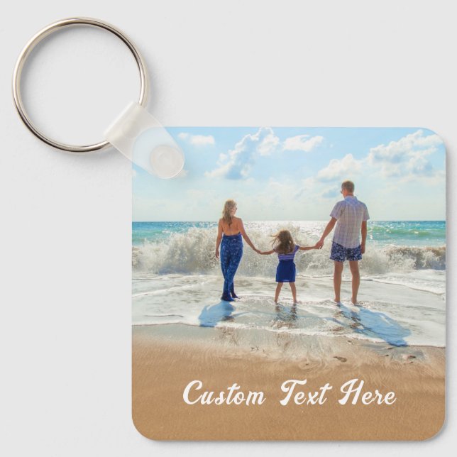 Chaveiro de Texto Fotográfico Personalizado Oferta (Frente)