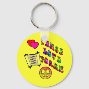 Chaveiro de Torah do amor da paz