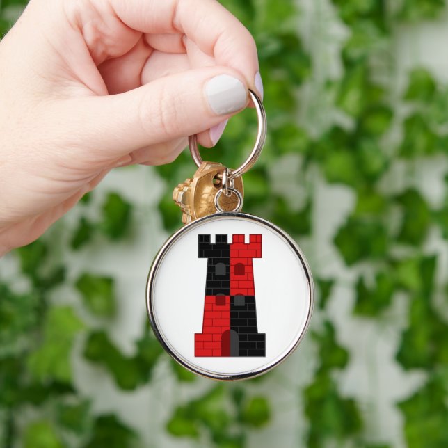 Chaveiro de torre de Solitário SCA (Mão)