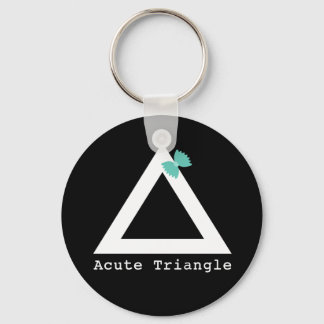 Chaveiro de triângulo agudo