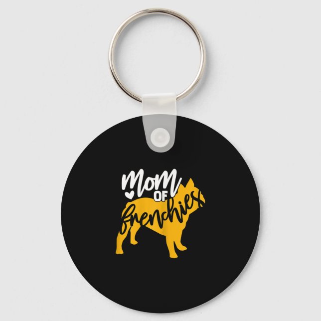 Chaveiro De Um Bulldog Francês 1 (Frente)
