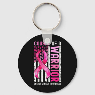 Chaveiro De Um Cancer Da Mama Do Guerreiro, Rosa De Sensibi
