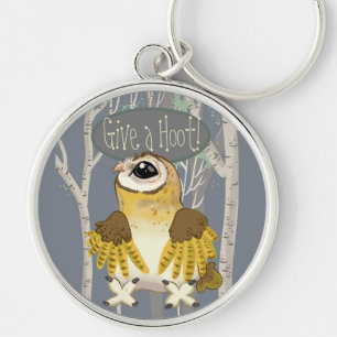 Chaveiro Dê um Hoot! Barn Owl