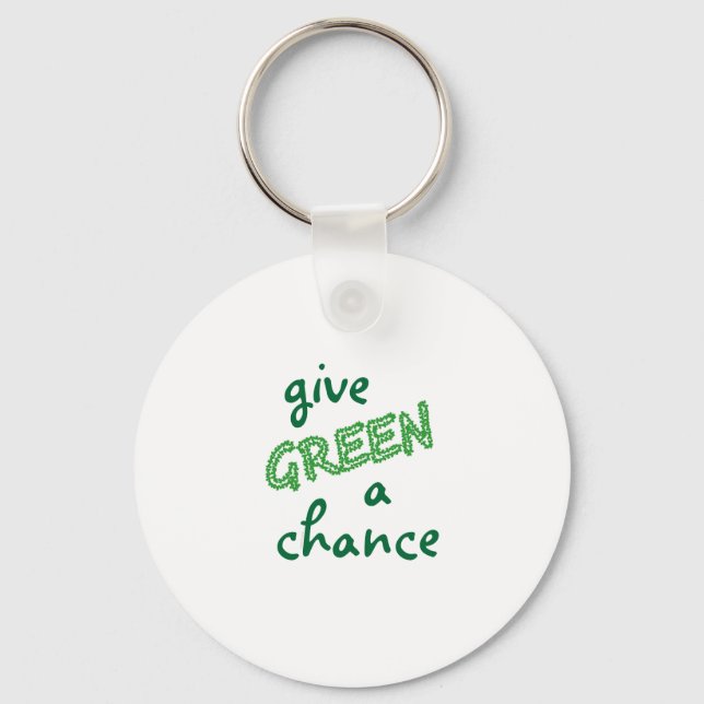 Chaveiro dê uma chance ao GREEN (Frente)