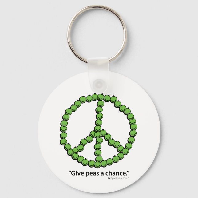 Chaveiro Dê Uma Chance Ao Peas (Frente)