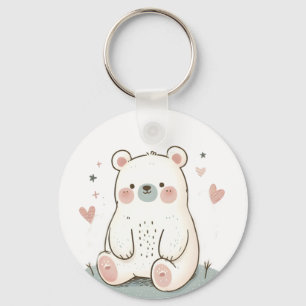 Chaveiro de Urso Bonito - Acessório Adorável para
