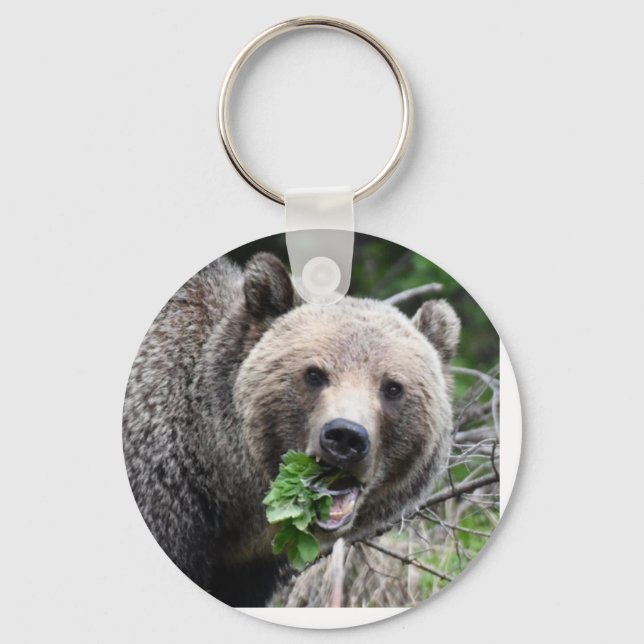 Chaveiro de urso grizzly (Frente)