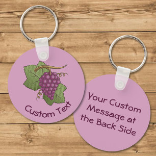 Chaveiro de Uvas Vermelhas