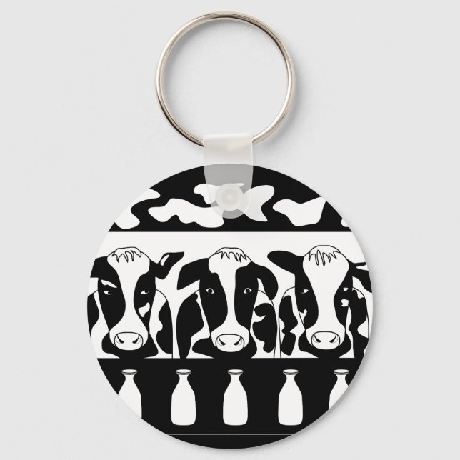 Chaveiro de Vaca no Trabalho (Frente)