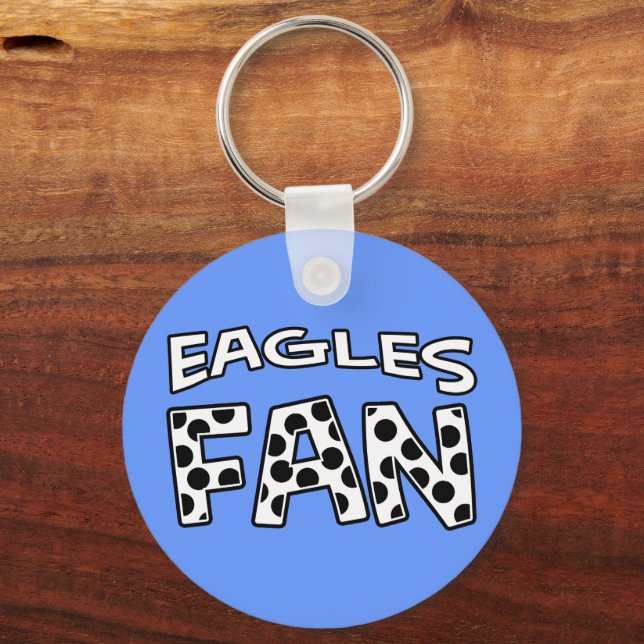 Chaveiro de Ventilador de Águias Personalizadas (Frente)