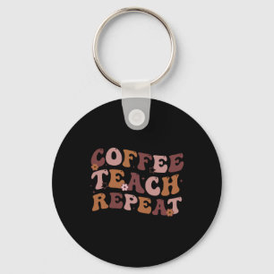 Chaveiro De Volta À Escola Ensino De Café Repetir A Vida Do
