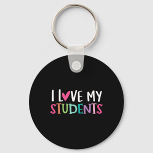 Chaveiro De Volta À Escola Eu Amo Meus Estudantes Professor