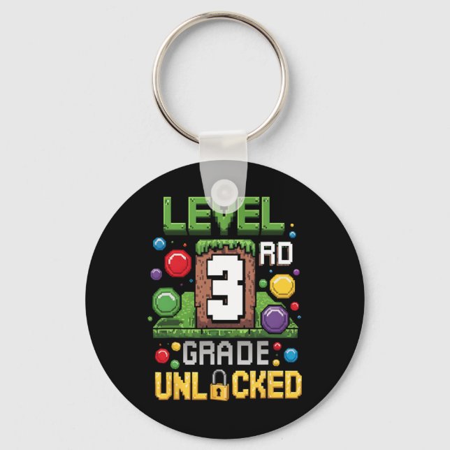 Chaveiro De Volta à Escola Nível 3ª Série Desbloqueado Game (Frente)