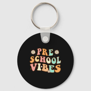 Chaveiro De Volta à Escola Pré-Escolar Vibrações Retro Prof
