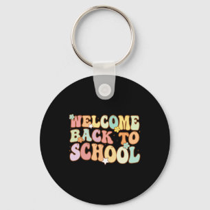 Chaveiro De Volta À Escola Retro Primeiro Dia De Professora