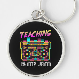 Chaveiro De Volta às Aulas Retro Ensino é Minha Paixão 80s