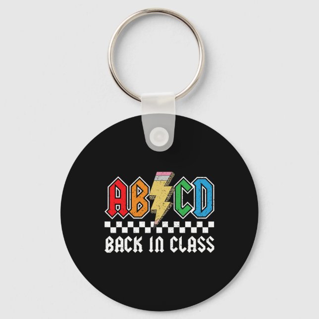 Chaveiro De Volta Para A Classe Rocks De Volta Para A Escol (Frente)