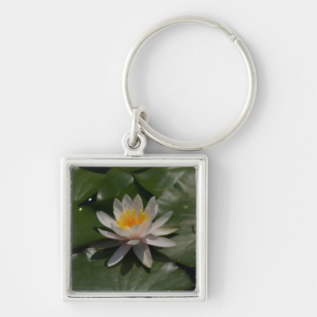 Chaveiro de Waterlily White Lotus (Frente)