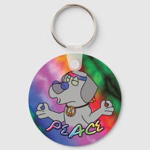 Chaveiro de Weimaraner do amor da paz