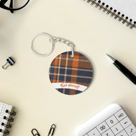 Chaveiro de Xadrez laranja personalizada