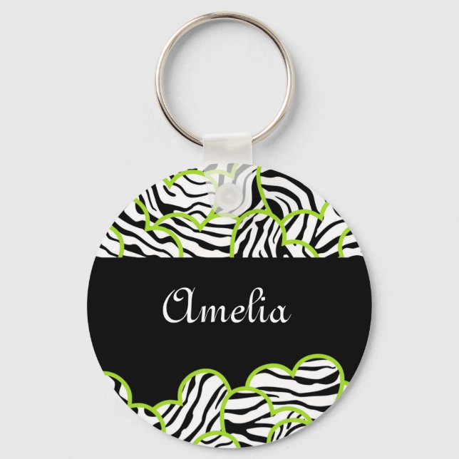 Chaveiro de zebra (Frente)