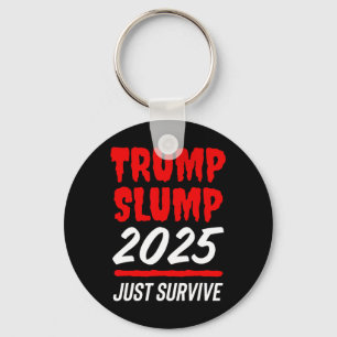 Chaveiro Declínio de Trump 2025 Apenas Sobreviva - Bolsa de
