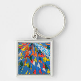 Chaveiro Decoração de Bandeira Triangular